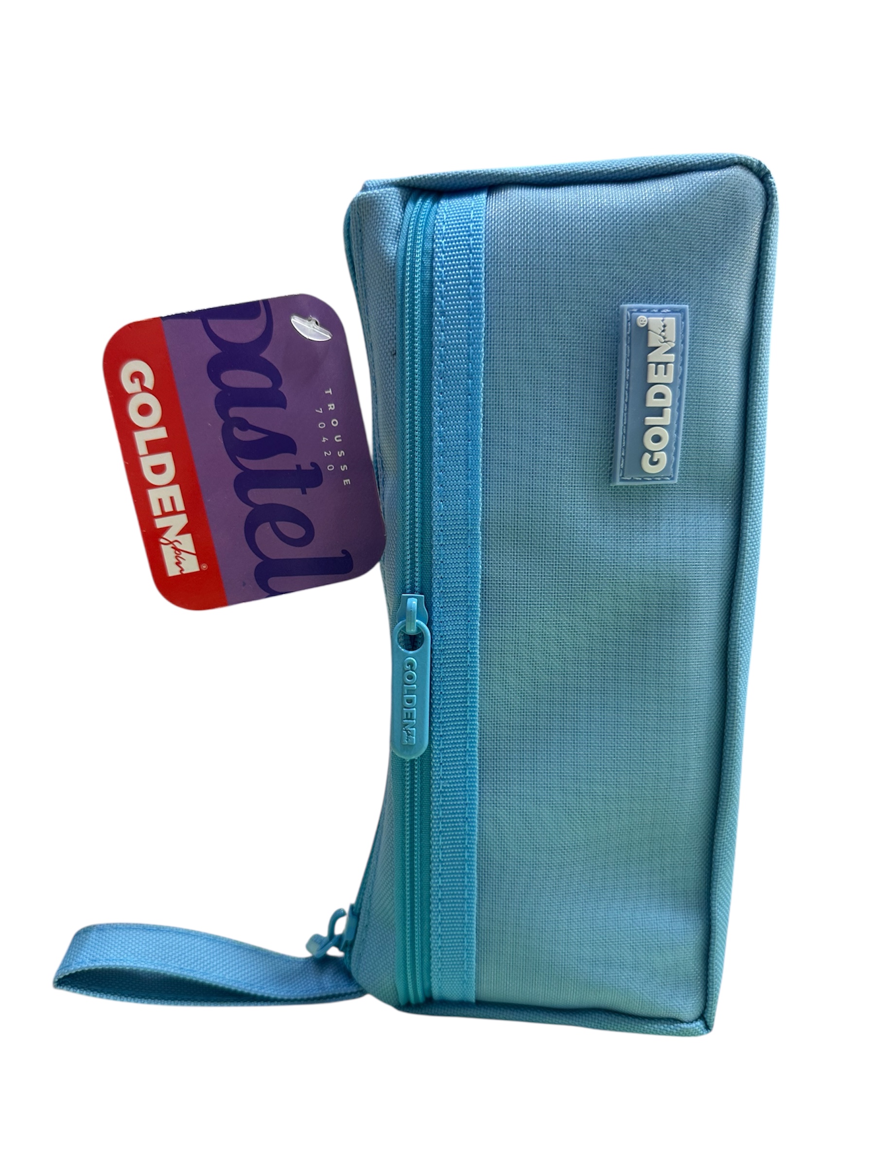 مقلمة golden كتان ازرق