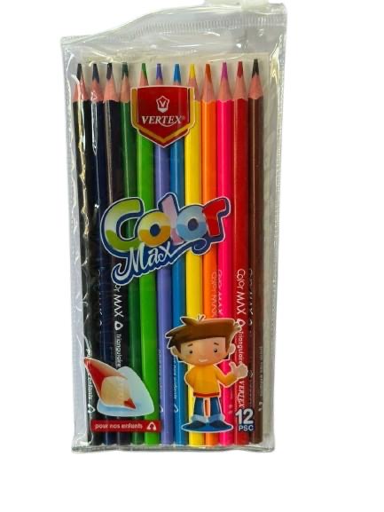 الوان خشبية vertex بلاستيك 12 كبيرة