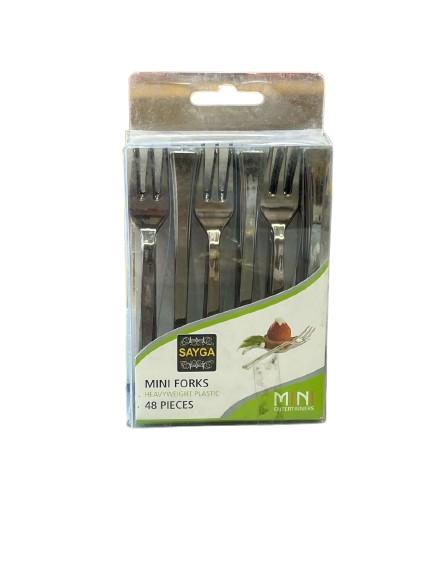 مغرف وشوكة بلاستيك 