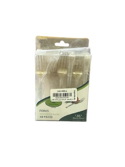 مغرف وشوكة بلاستيك 