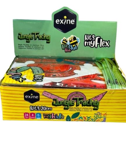 طقم التسطير exin ازرق