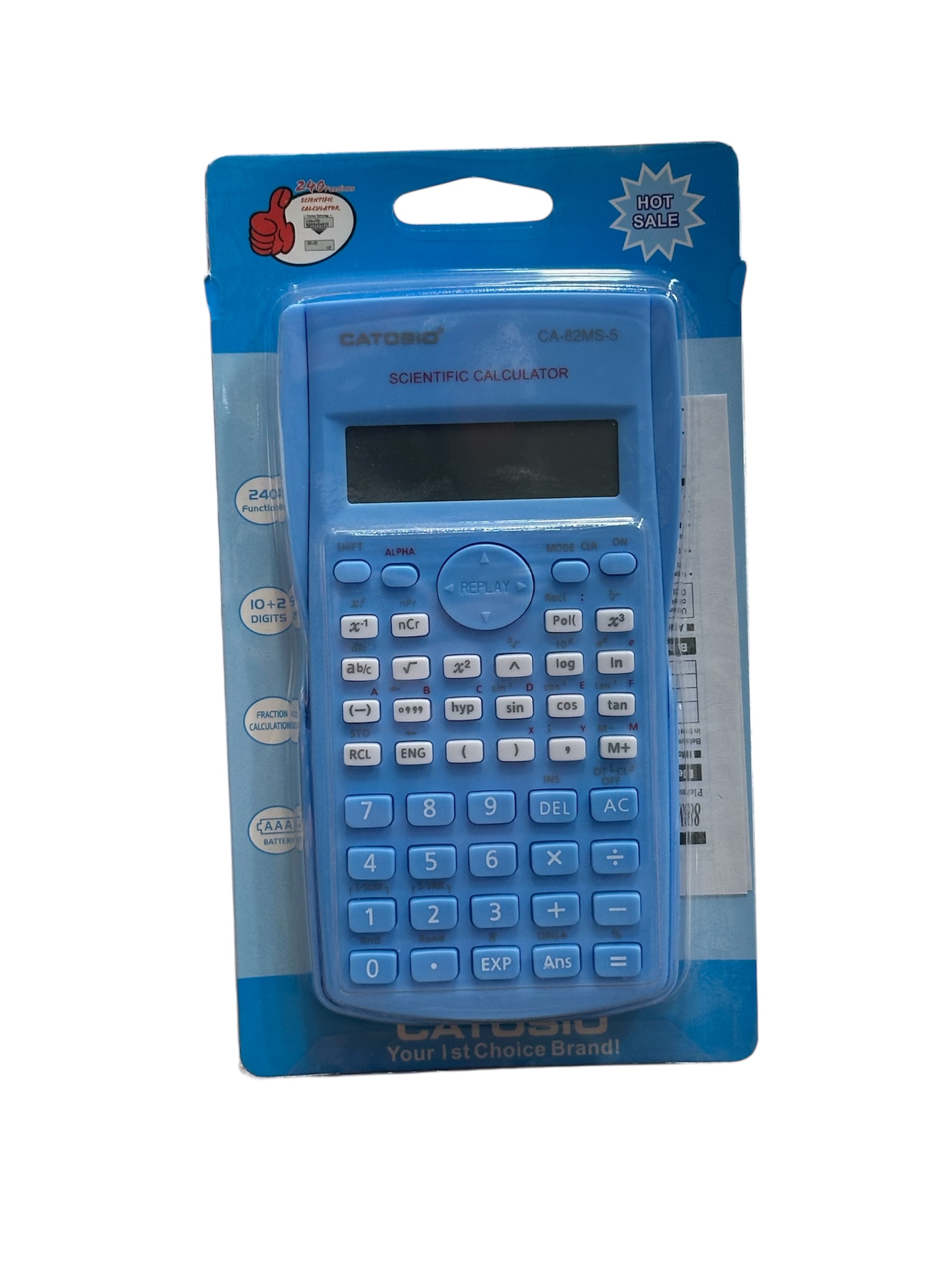 الة حاسبة catasio زرقاء 