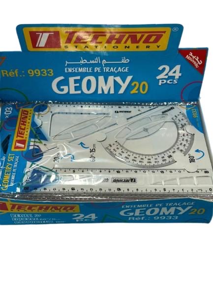 طقم التسطير technoo شفاف