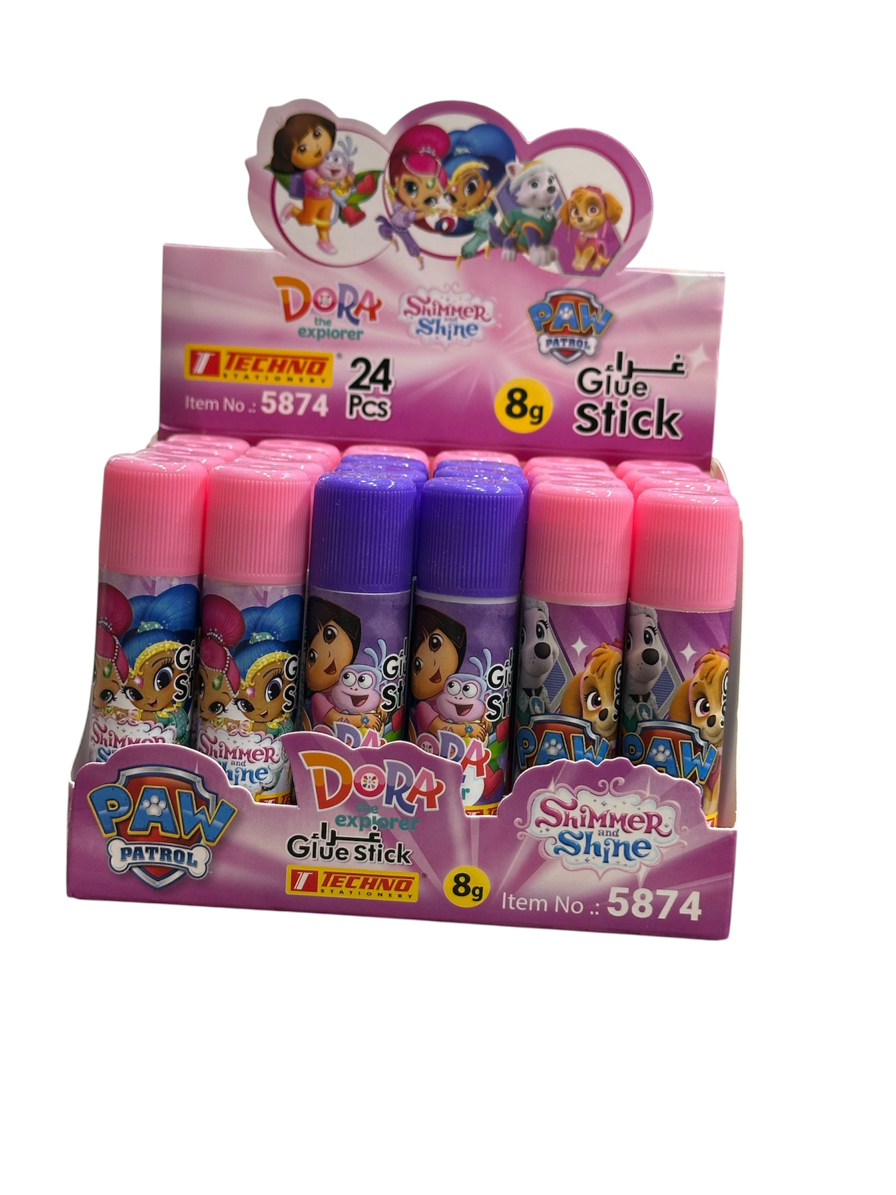 غراء ستيك techno dora وردي