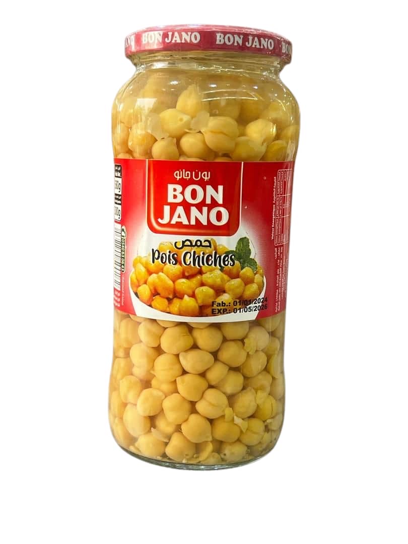 حمص مطهو بون جانو  580غ