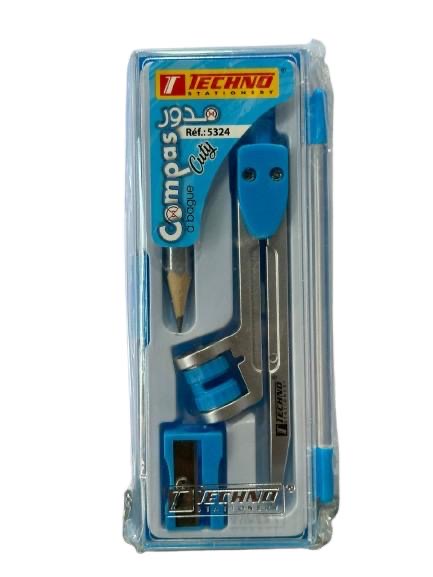 مدور تكنو ازرق