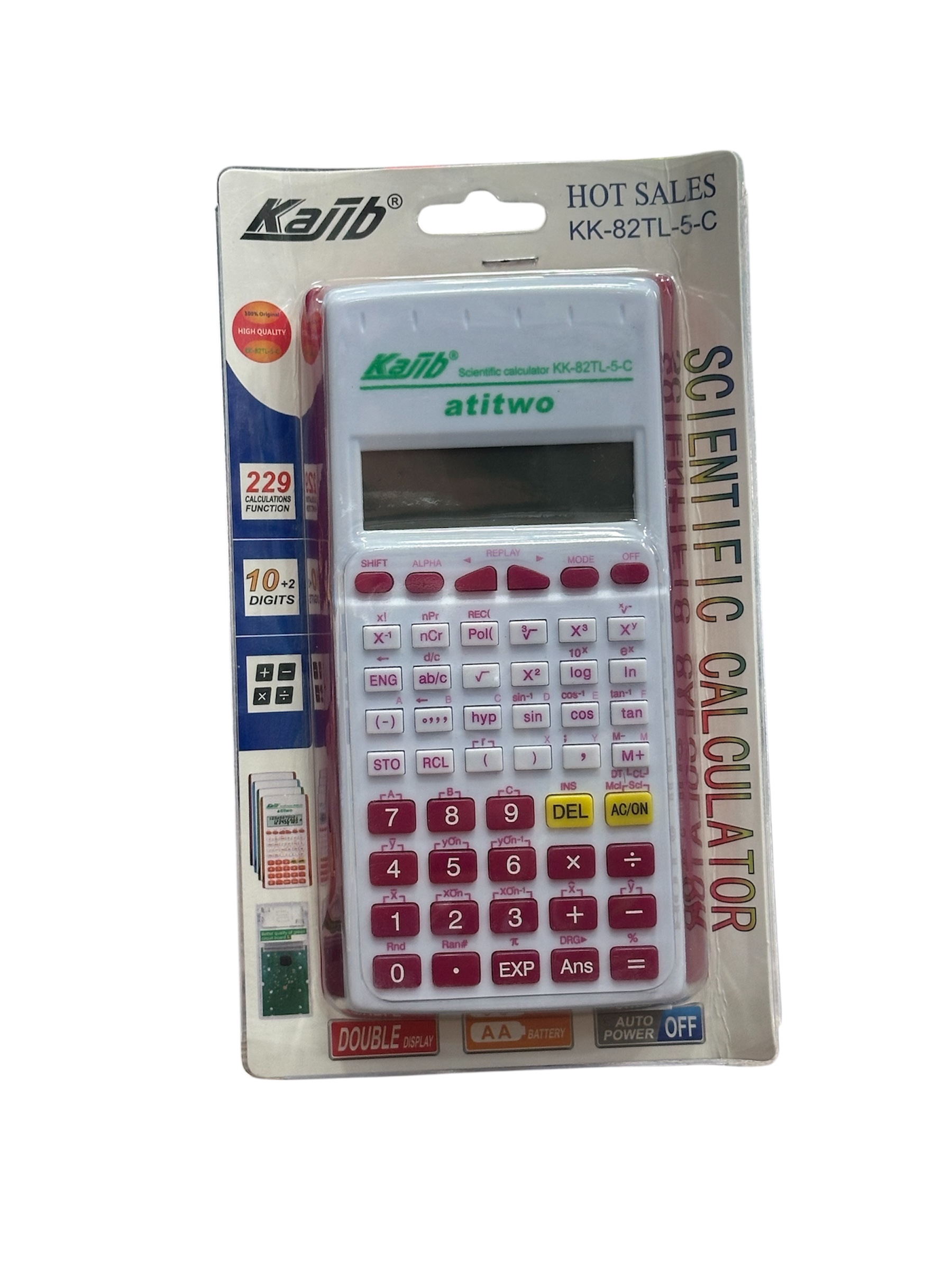 الة حاسبة kajib 82 tl وردي 
