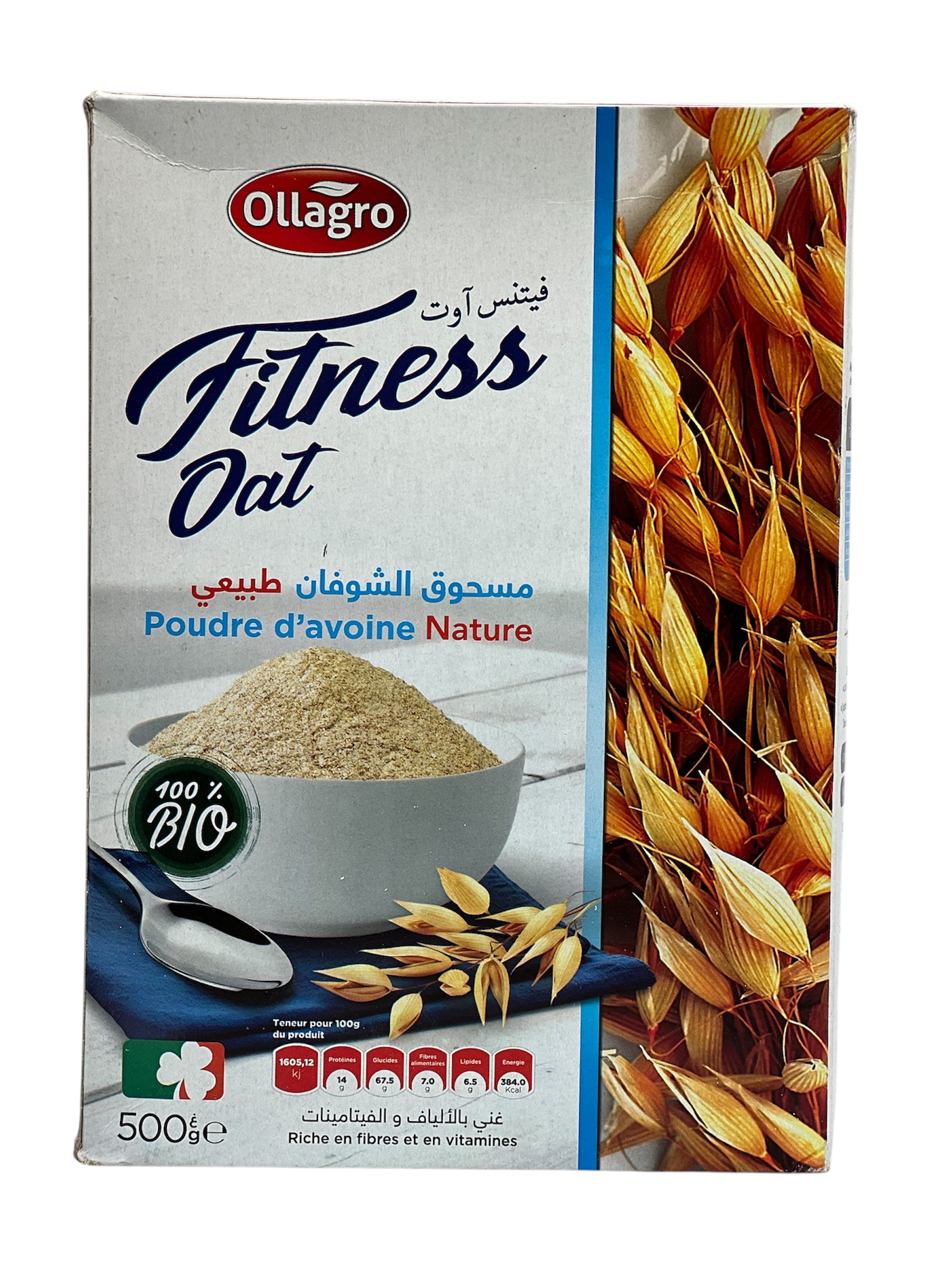 مسحوق الشوفان طبيعي 500غ